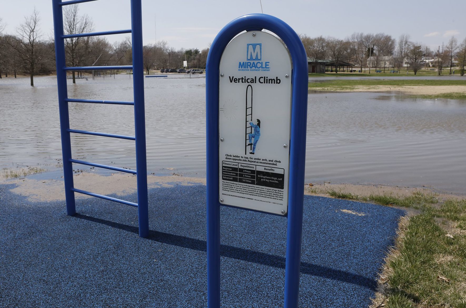River Des Peres is backing up into low-lying Lemay